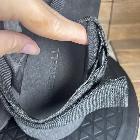 Merrell Alpine Strap Outdoor Everyday Men's Size 10 Black Casual Sport Sandals - Picture 6 of 11
